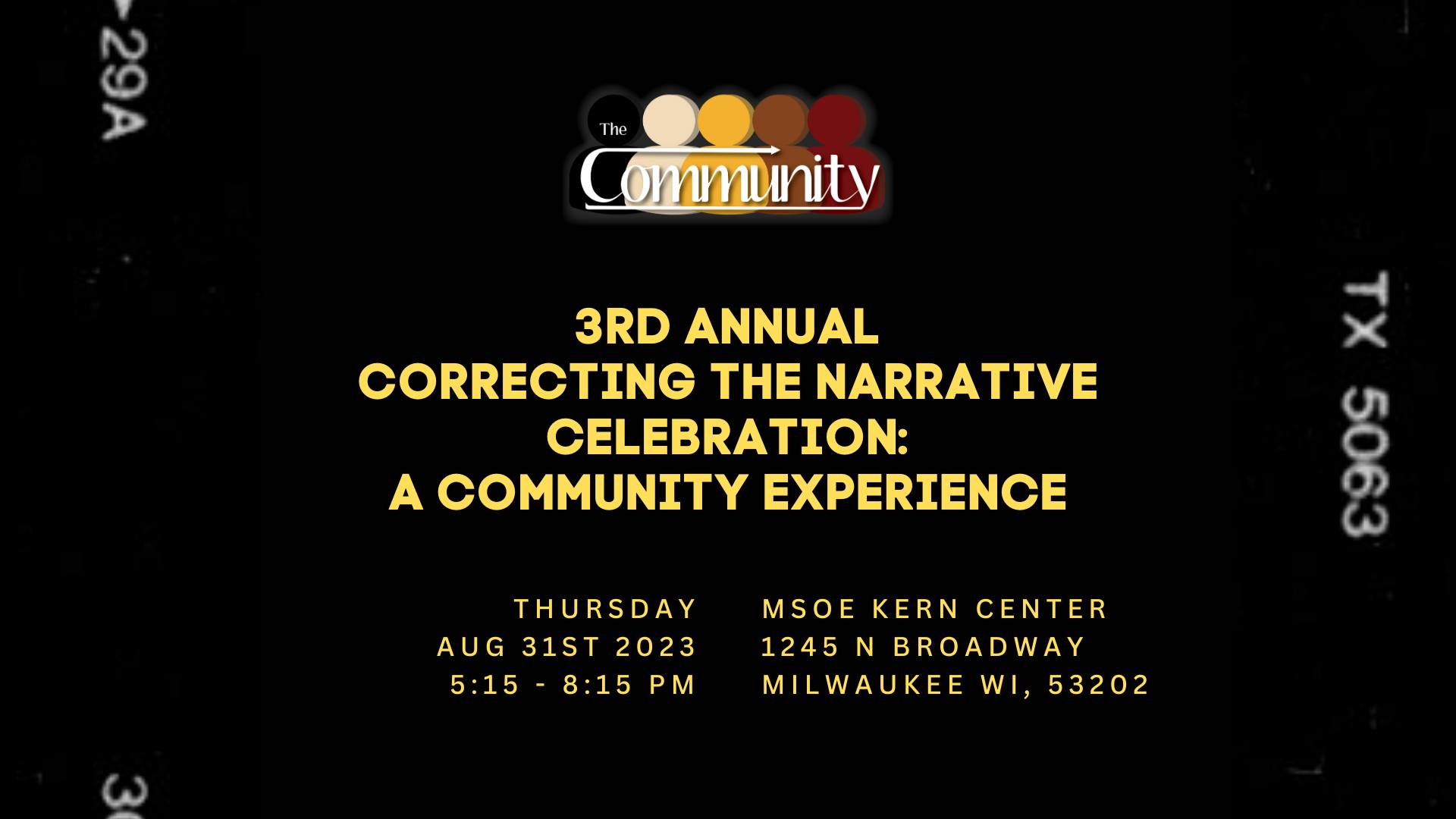 3rd annual Correcting The Narrative Celebration